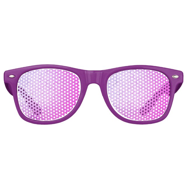 Lunettes De Fête Retro Luminosité pourpre (Devant)