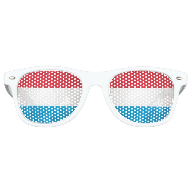 Lunettes De Fête Retro Luxembourg (Devant)