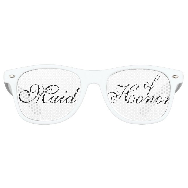 Lunettes De Fête Retro MAID of HONOR Party Shades (Devant)
