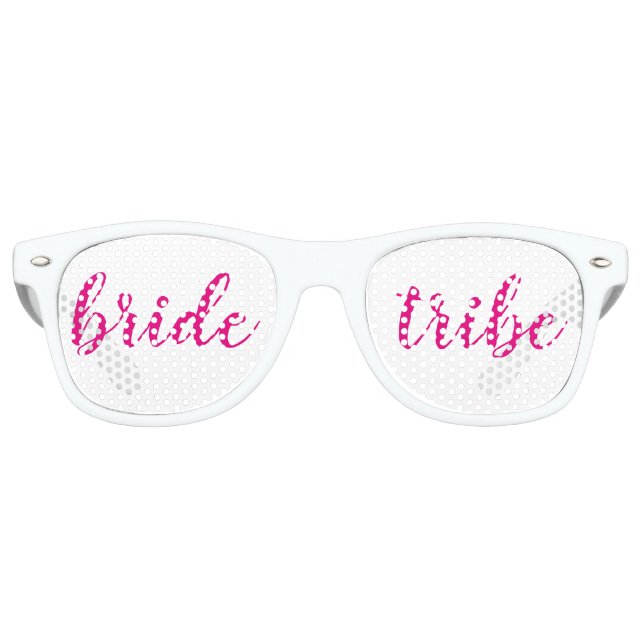 Lunettes De Fête Retro Mariée Tribe Bachelorette Fête Faveurs (Devant)