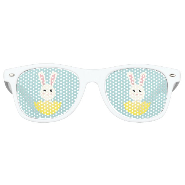 Lunettes De Fête Retro Mignonne lapin de Pâques I (Devant)