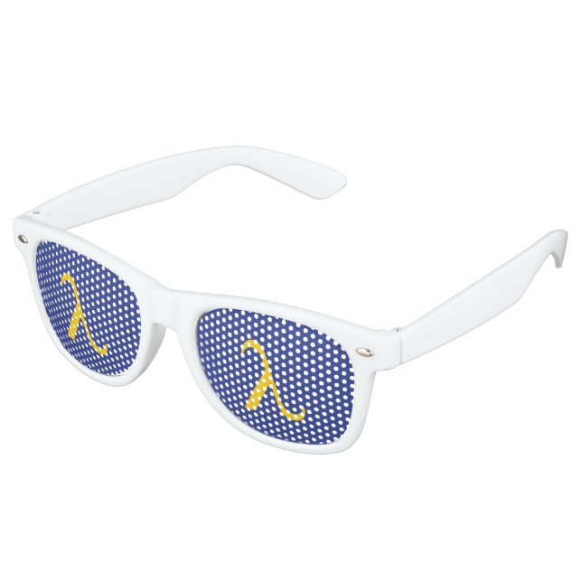 Lunettes De Fête Retro Militantisme LGBT (Angulaire)