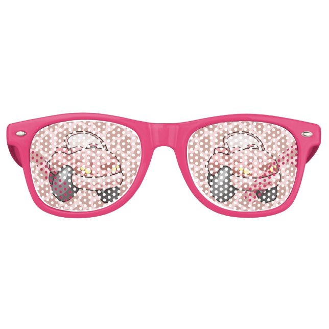 Lunettes De Fête Retro Moo Car (Devant)