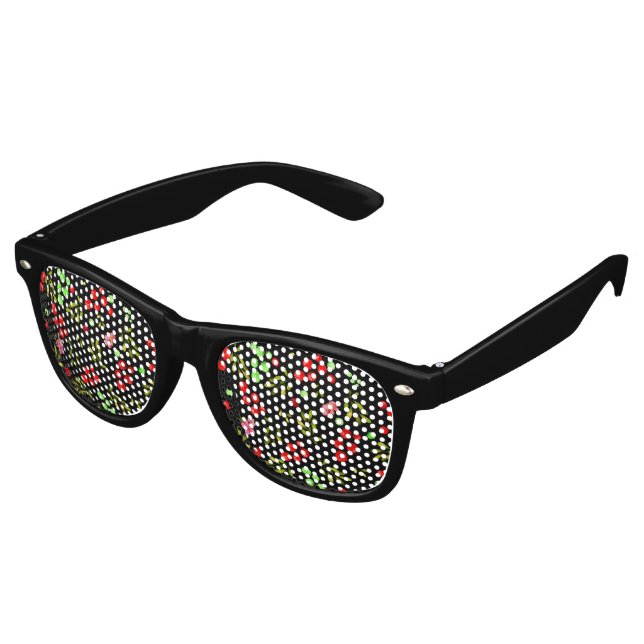 Lunettes De Fête Retro Motif Berries (Angulaire)