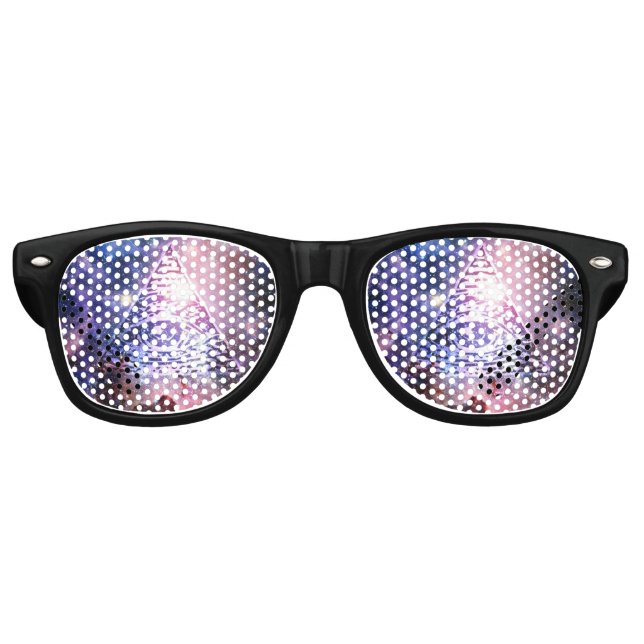 Lunettes De Fête Retro nébuleuse d'illuminati (Devant)