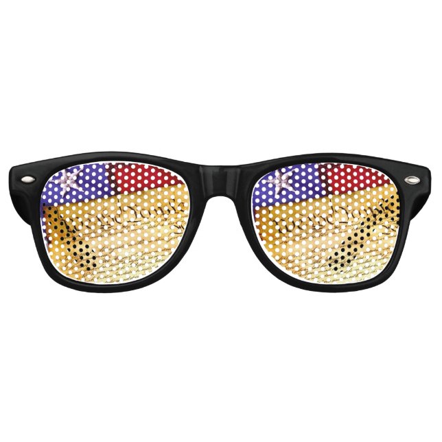 Lunettes De Fête Retro Nous le peuple (Devant)