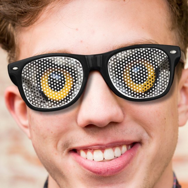 Lunettes De Fête Retro nouveauté amusante halloween soirée veilles yeux (funny novelty halloween party night owl eyes retro sunglasses)