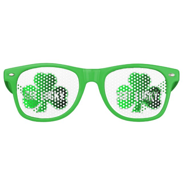 Lunettes De Fête Retro Obtenez Lucky St Patrick Retro (Devant)