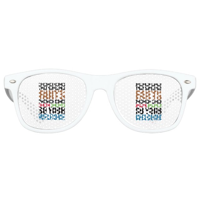 Lunettes De Fête Retro Odeurs (Devant)