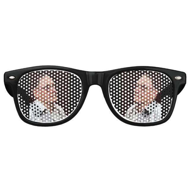 Lunettes De Fête Retro Oncle fou Johnny (Devant)