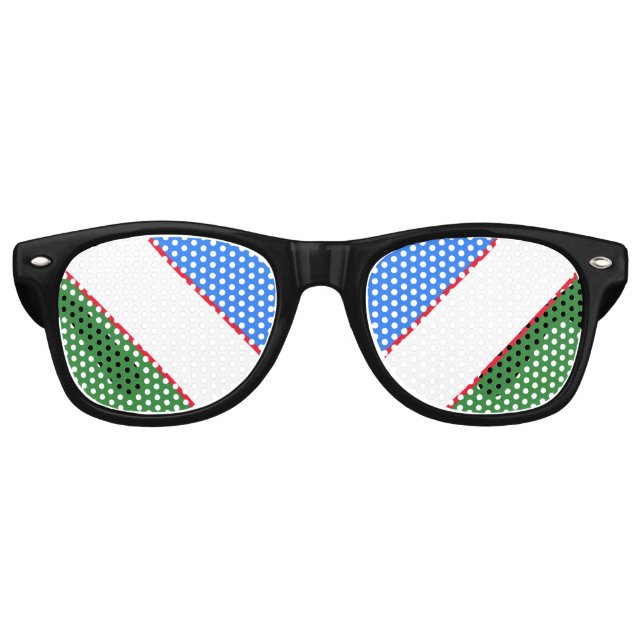 Lunettes De Fête Retro Ouzbékistan (Devant)