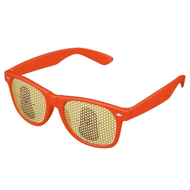 Lunettes De Fête Retro Pomme de terre heureuse (Angulaire)