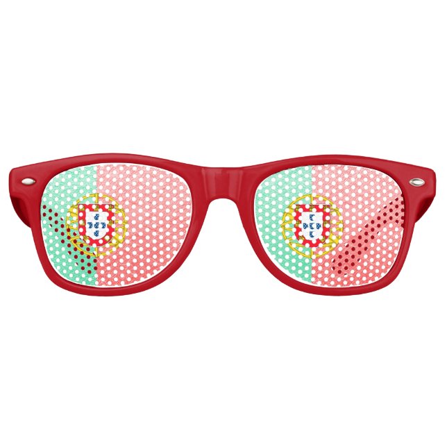 Lunettes De Fête Retro Portugal (Devant)