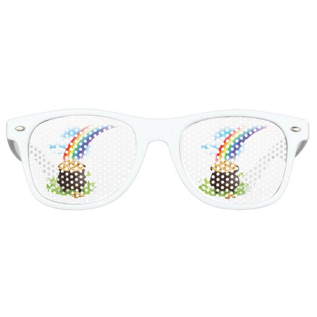 Lunettes De Fête Retro Pot d'or (Devant)