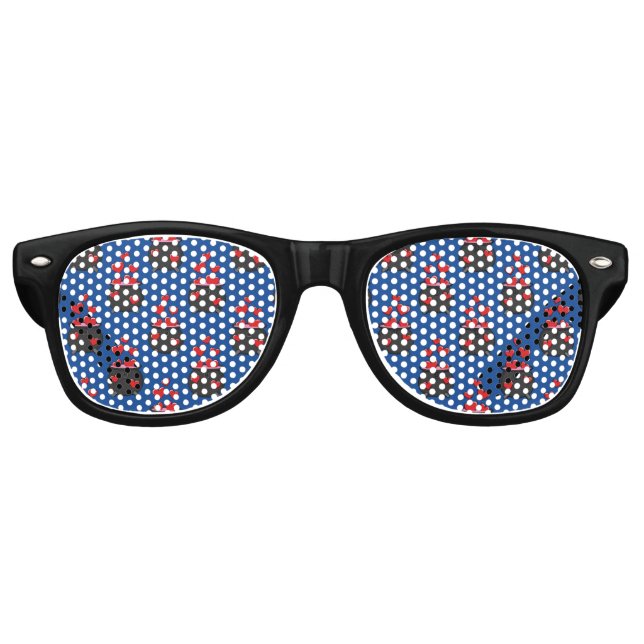 Lunettes De Fête Retro Potion d'amour des coeurs (Devant)