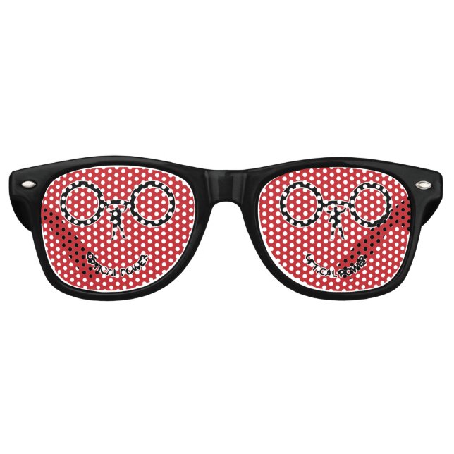 Lunettes De Fête Retro Puissance optique (Devant)