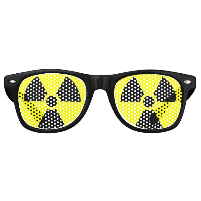 Lunettes De Fête Retro Radioactif (Devant)