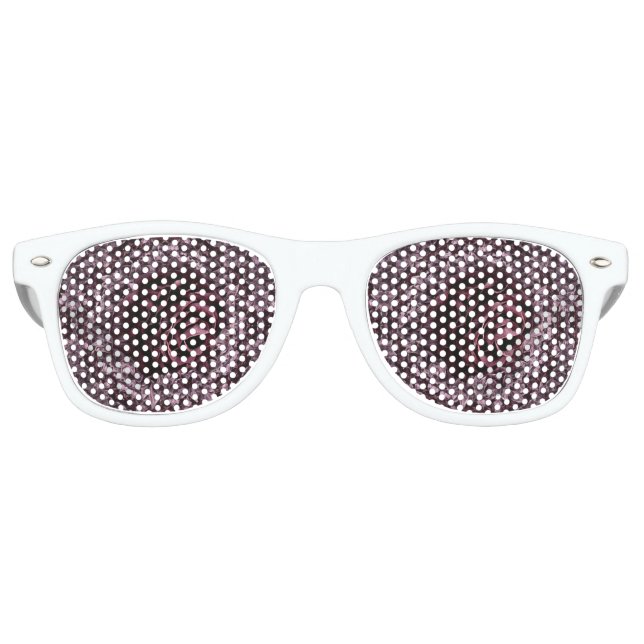 Lunettes De Fête Retro Rose Mandala (Devant)
