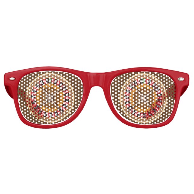 Lunettes De Fête Retro Roulette Roulette (Devant)