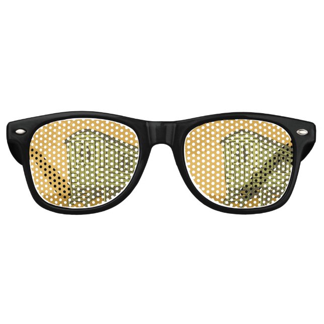 Lunettes De Fête Retro roulotte de gitans (Devant)