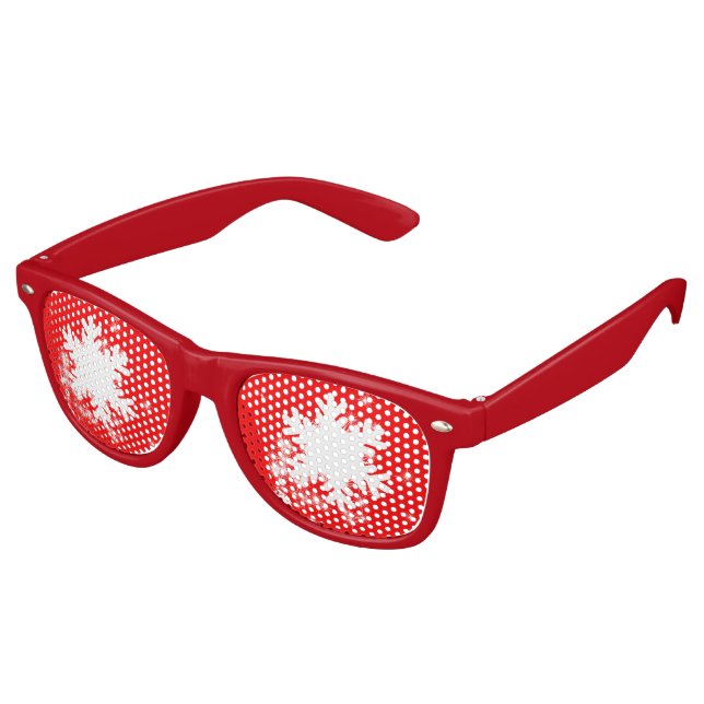 Lunettes De Fête Retro Shades de Noël (Angulaire)