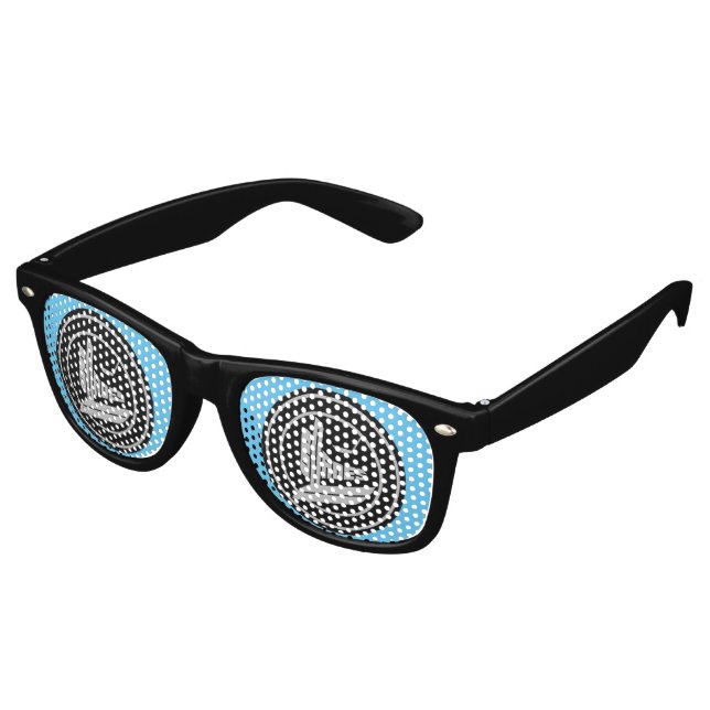Lunettes De Fête Retro Shades de serveurs lames (Angulaire)