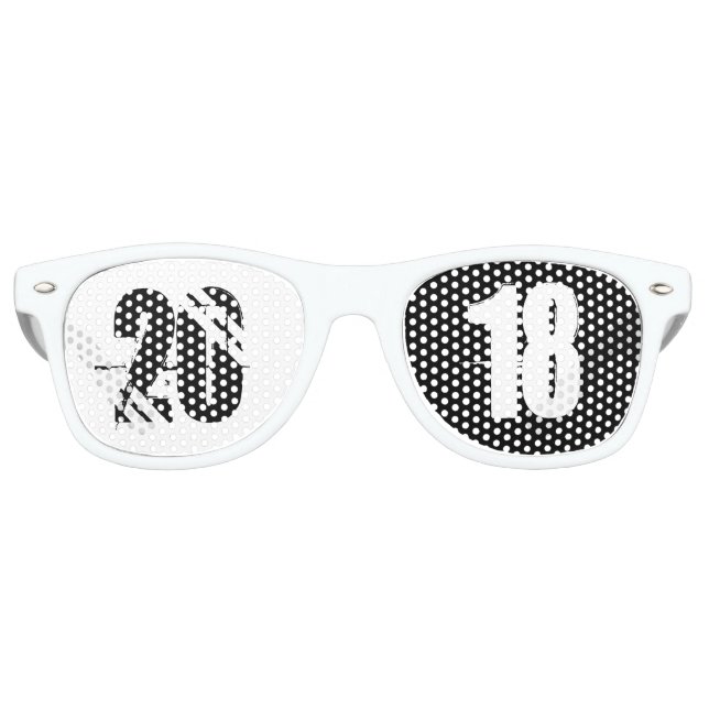 Lunettes De Fête Retro Shades du parti '2018' (Devant)