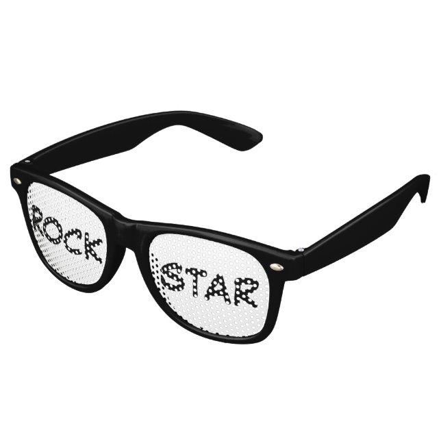 Lunettes De Fête Retro Shades du parti "rock Star" (Angulaire)