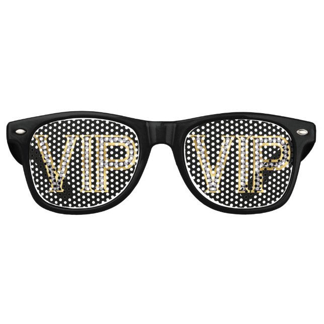 Lunettes De Fête Retro Shades VIP (Devant)