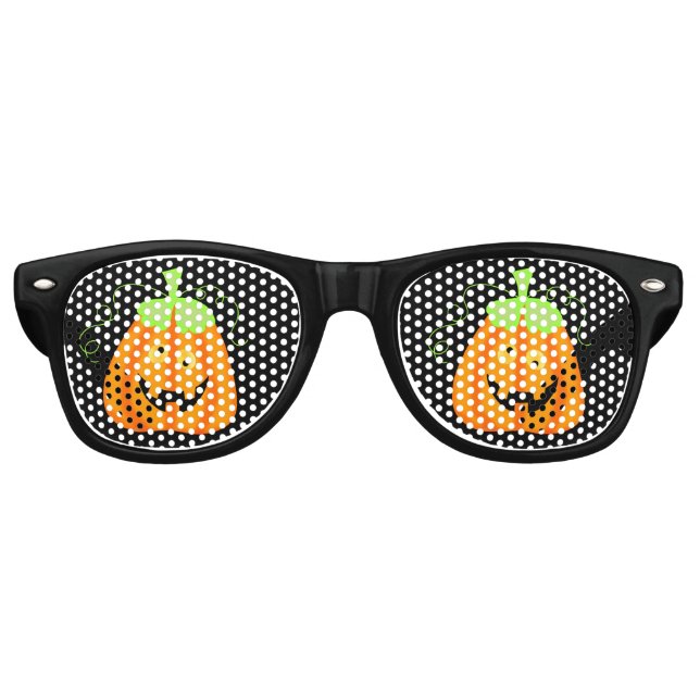 Lunettes De Fête Retro Silencieux Halloween Citrouille Party Sunglass Sha (Devant)