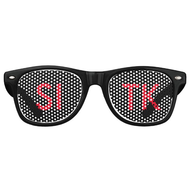 LUNETTES DE FÊTE RETRO SITK (Devant)