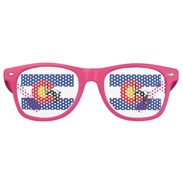 Lunettes De Fête Retro Ski du Colorado (Devant)