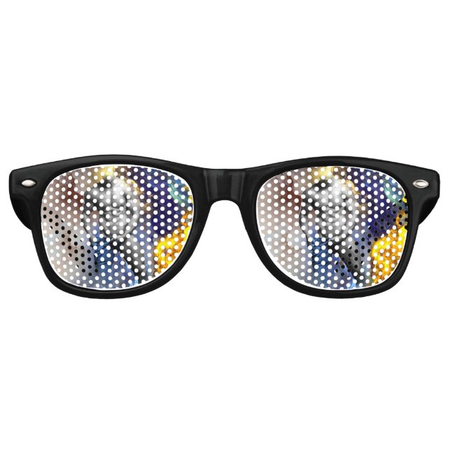 Lunettes De Fête Retro SlipperyJoe's musculaire physique chemise vapeur (Devant)