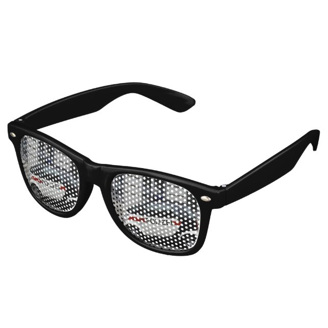 Lunettes De Fête Retro Smart Polizei Auto (Angulaire)