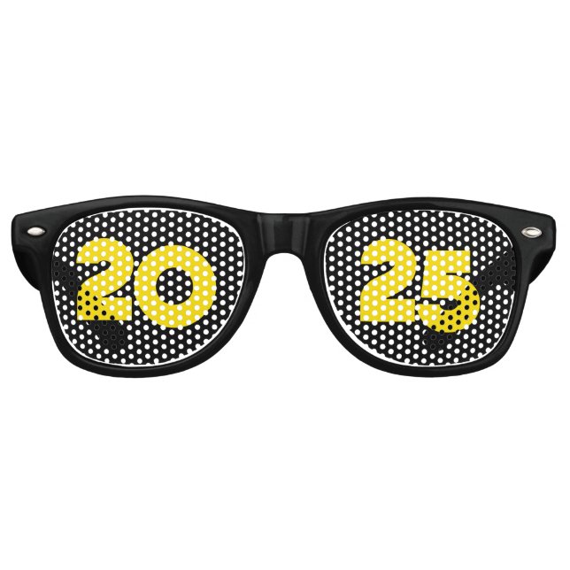 Lunettes De Fête Retro Soirée du Nouvel An 2025 (Devant)