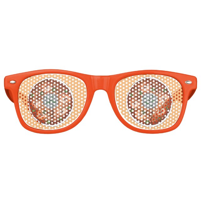 Lunettes De Fête Retro Soupe Gumbo Louisiane LA New Orleans NOLA Food (Devant)