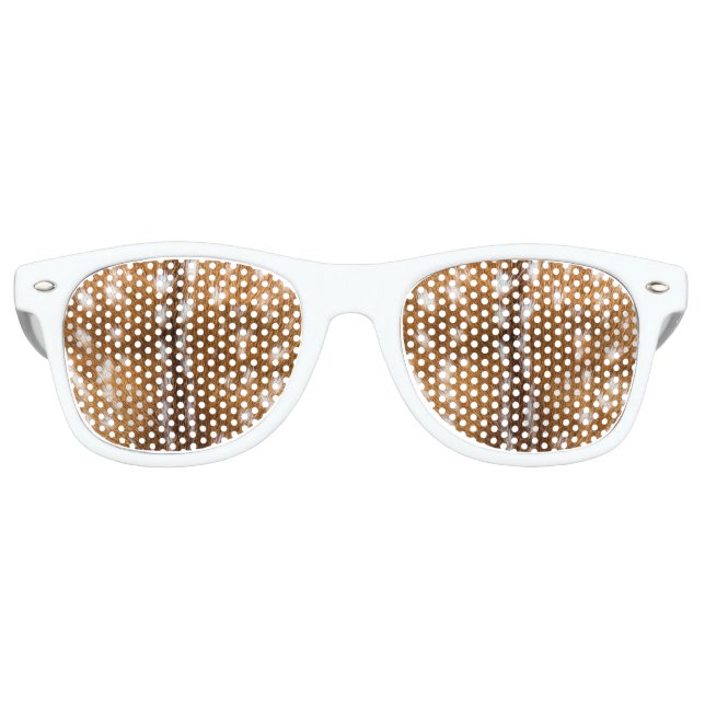 Lunettes De Fête Retro Spotted deer pour texture (Devant)