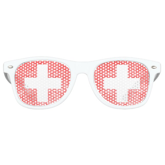 Lunettes De Fête Retro Suisse (Devant)