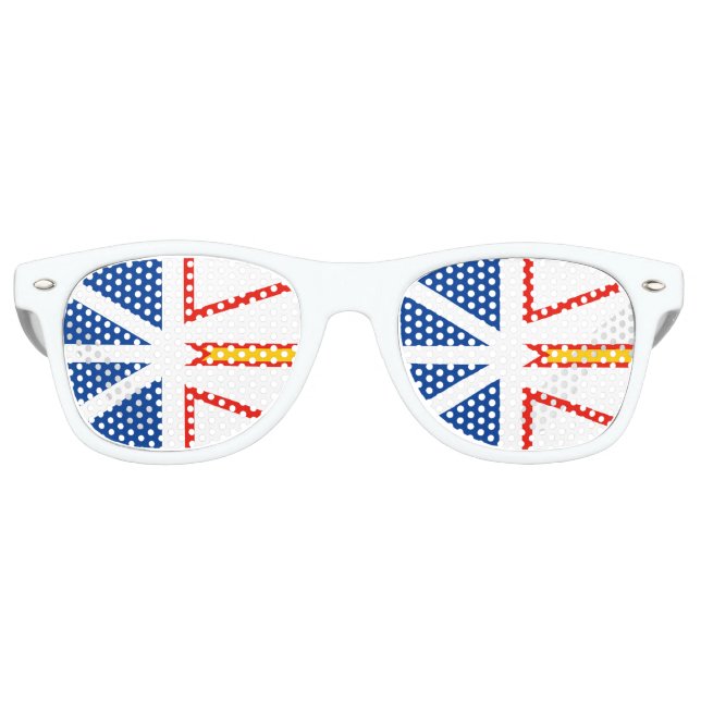 LUNETTES DE FÊTE RETRO TERRE-NEUVE (Devant)