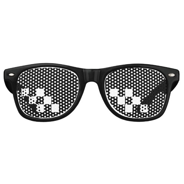 Lunettes De Fête Retro Thug Life Mème Shades (Devant)