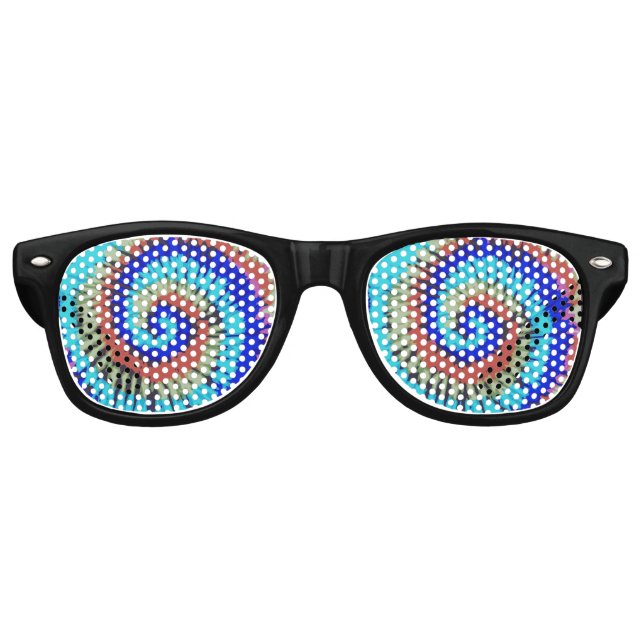 Lunettes De Fête Retro Tie Dye (Devant)