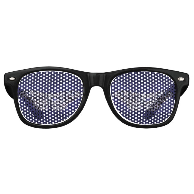 Lunettes De Fête Retro Tiré Moth (Devant)