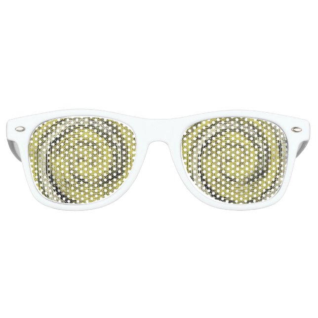 Lunettes De Fête Retro Tourbillon d'or IV (Devant)