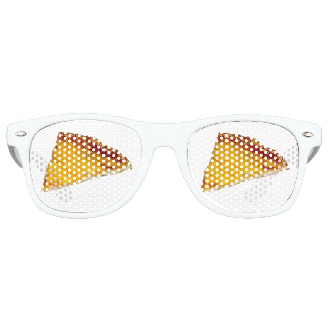 Lunettes De Fête Retro Tranche de pizza (Devant)