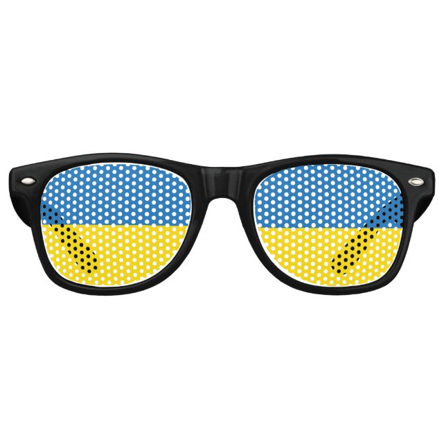 Lunettes De Fête Retro Ukraine (Devant)