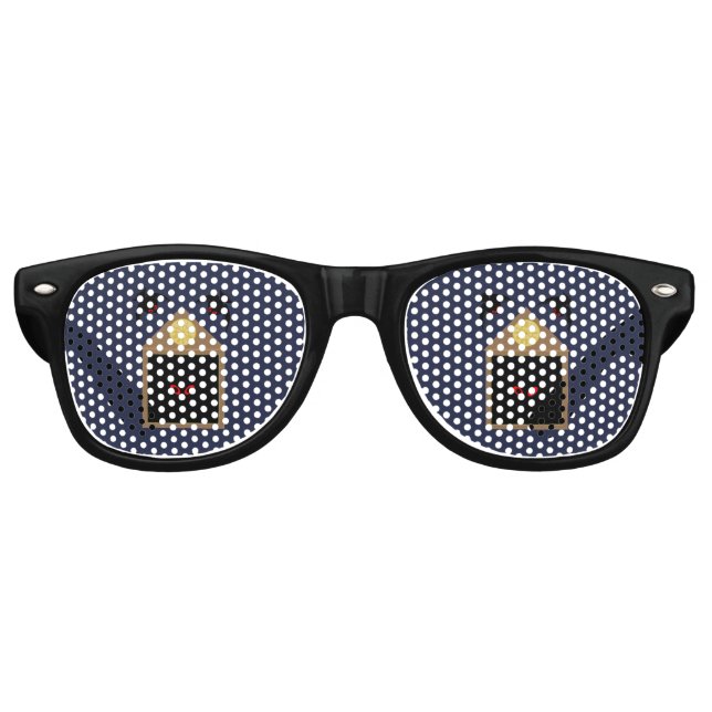 Lunettes De Fête Retro Un manque de générosité de Ravens Halloween (Devant)