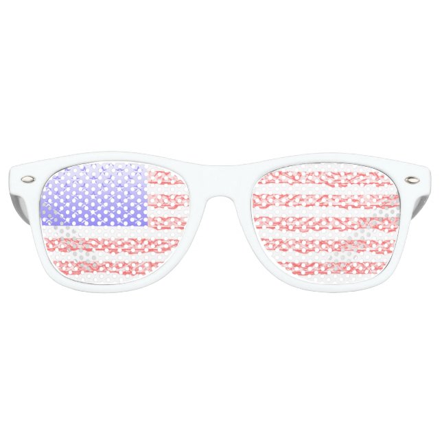 LUNETTES DE FÊTE RETRO USA (Devant)
