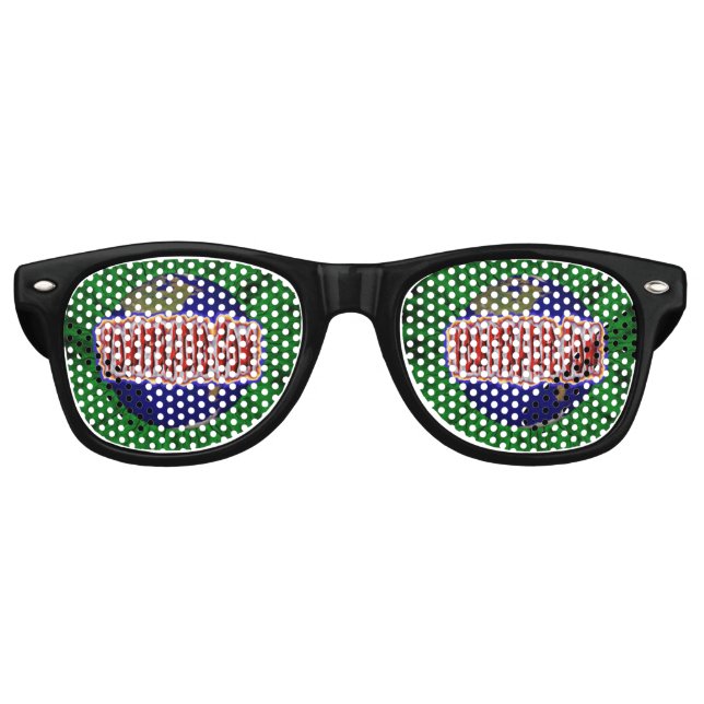 Lunettes De Fête Retro VomitRadio Sunglasses (Devant)