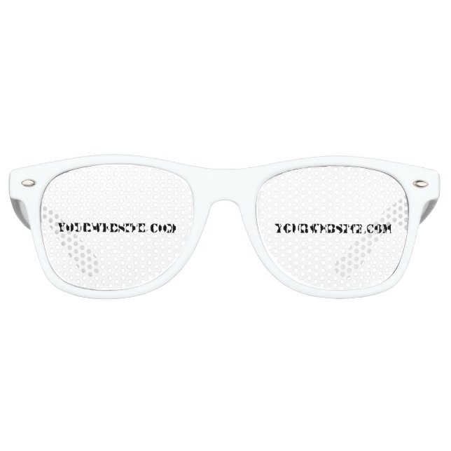 Lunettes De Fête Retro VotreSiteWeb.com (Devant)