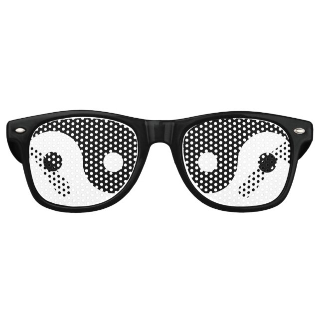 Lunettes De Fête Retro Yin Yang (Devant)